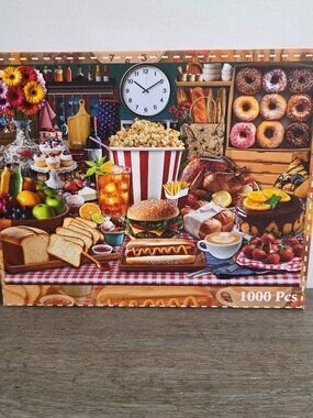 Food Feast - 1000 Piece Jigsaw Puzzle